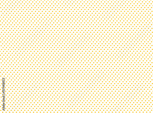 White background with yellow polka dots pattern