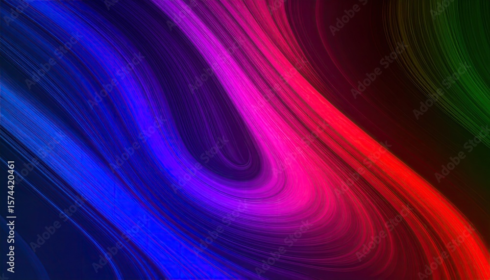 Fototapeta premium Abstract swirling colors (2)