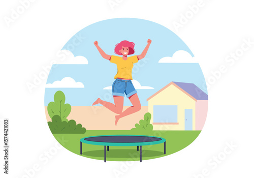 Boost Your Mental Health Wellness The Joyful Power of Jumping on a Trampoline