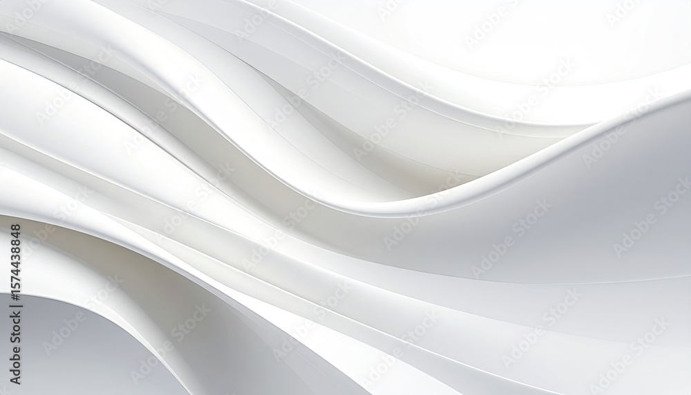 Abstract white flowing curves (2) Abstract white flowing curves (2)
