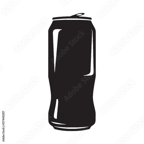 Icon of bubbly delight – Soda silhouette designed with clean Soda vector – Soda illustration

