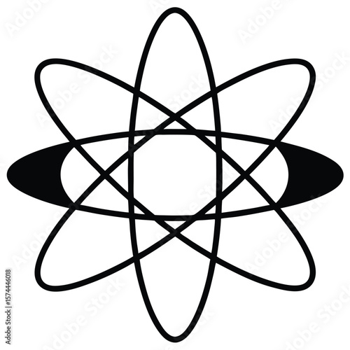 Psychologist element isolated quantum field theory on white background