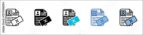 Fake Document Single Pack Multistyle Illustration