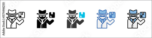 Black Marketeer Single Pack Multistyle Illustration