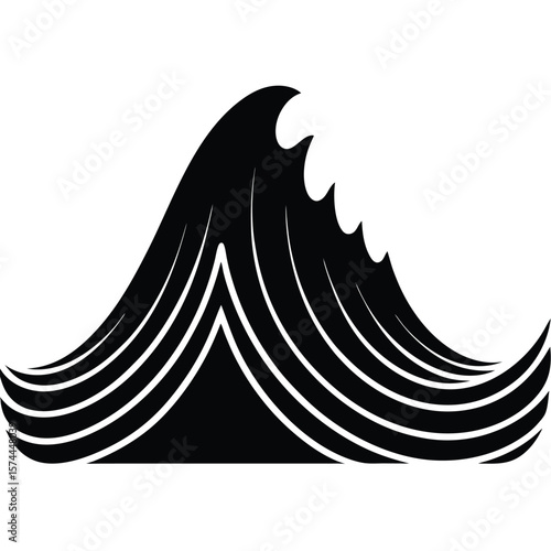 Psychologist element isolated scalar wave on white background
