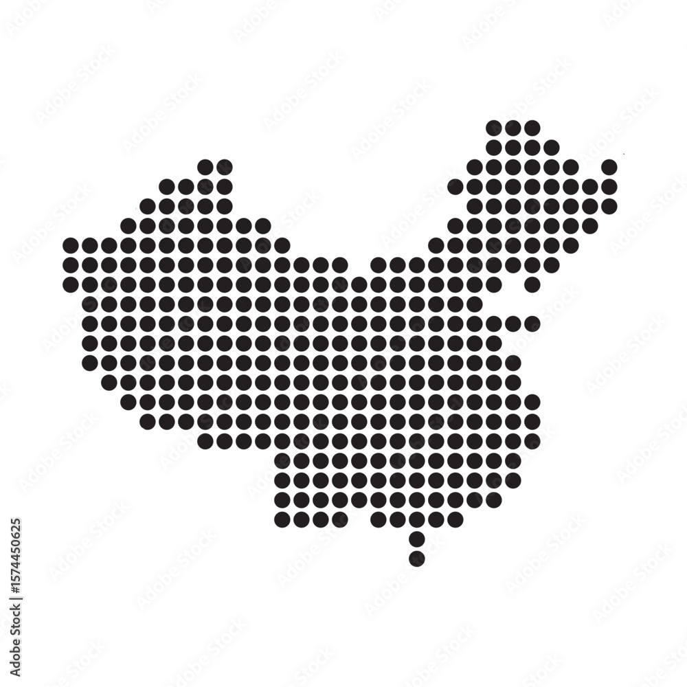 Fototapeta premium Rwanda map icon