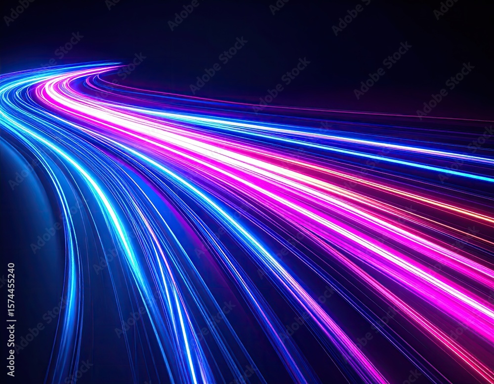Abstract vibrant light trails (5) Abstract vibrant light trails (5)