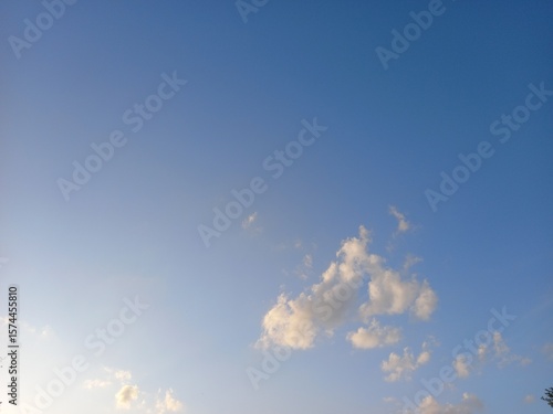 The atmosphere changes during the golden color as the background of the dusk sky.	
