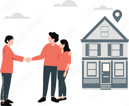 Property dealer finalized house deal with owners