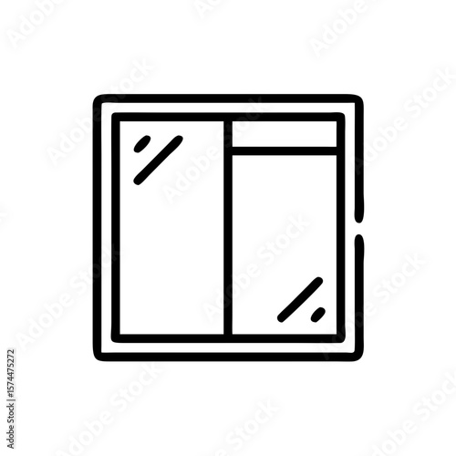 Window frame glass pane home interior design architecture building construction light view transparent clear