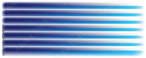 Horizontal gradient bands of blue and white vector
