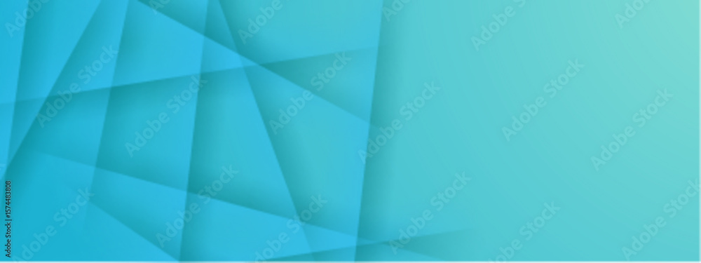 Obraz premium Abstract cyan geometric design ideal for digital backgrounds, website visuals, branding materials, and modern graphic design projects.