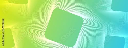 Abstract green and blue curved lines suitable for backgrounds, branding, and modern design projects requiring a dynamic and vibrant aesthetic.