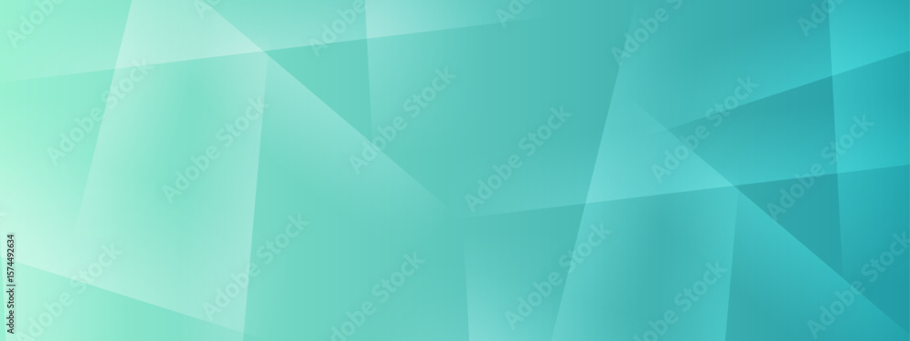Obraz premium Abstract teal geometric background perfect for modern design projects, digital artwork, web graphics, social media posts, and presentation slides.