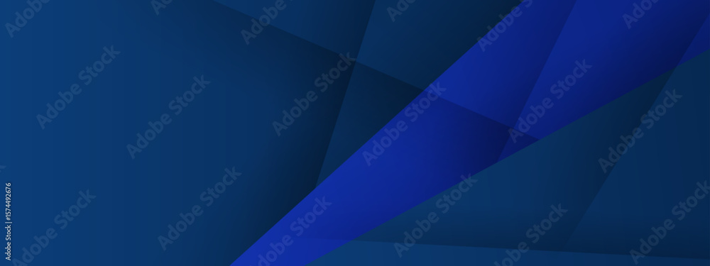 Obraz premium Abstract blue geometric shapes suitable for web design, backgrounds, and digital art projects with a modern and sleek aesthetic.