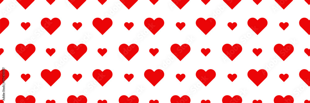 A seamless romantic pattern in a red heart on a transparent background A seamless romantic pattern in a red heart on a transparent background