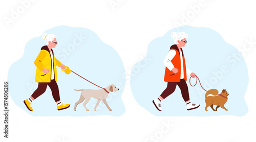 Retirement Activity Retired people Health Walk Dog