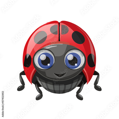 Ladybug Character Isolated ...