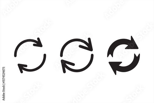 Circular Arrow Icon for Refresh and Looping