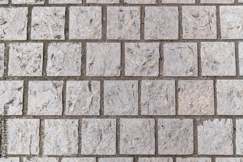 Wallpaper Mural Natural cobblestone pavement with textured pattern Torontodigital.ca