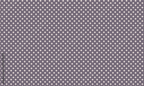 Colorful Seamless Circles Pattern with Radial Geometric Motifs