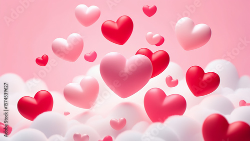 valentine hearts background