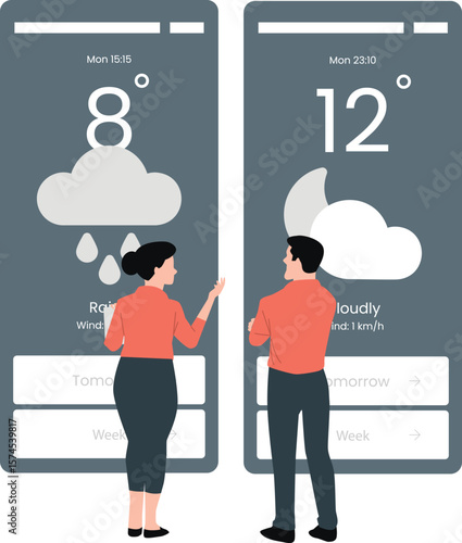 Weather forecasters are comparing their forecasts