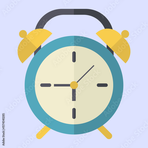 Classic Alarm Clock Vector Illustration