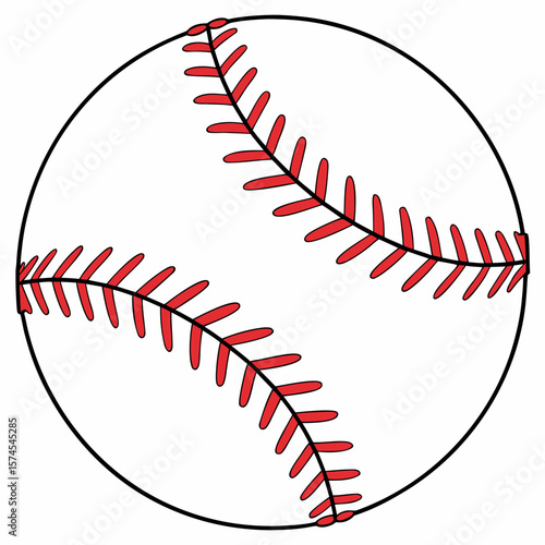baseball ball isolated