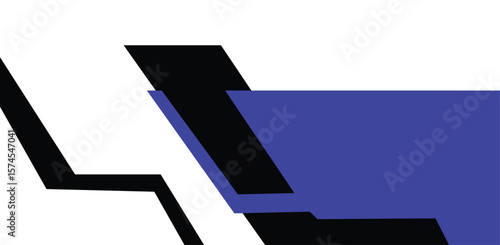 Universal van wrap livery design with racing style. Car wrap design printable file vector