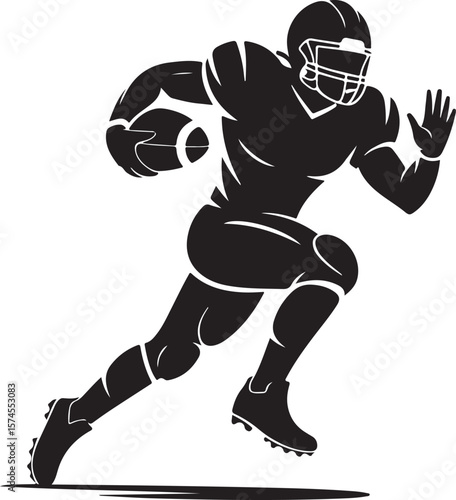 football player silhouette vector illustration design