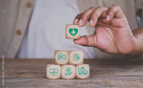 Fotografia Health insurance concept