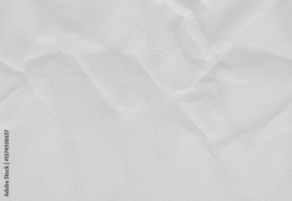 Obraz premium Crumpled Paper Texture Stock Image 