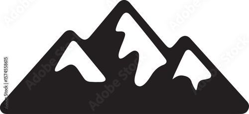 mountain landscape silhouette vector illustration design 