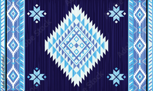 Native creative patterns in geometric forms, decorating the entire area.