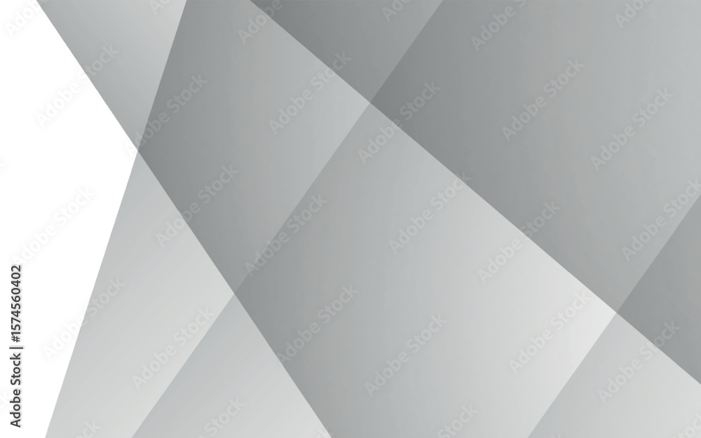 Obraz premium Abstract geometric vector background with 3D cube pattern in gray tones