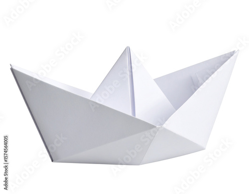 Wallpaper Mural Boat origami png sticker, white paper craft image on transparent background  Torontodigital.ca