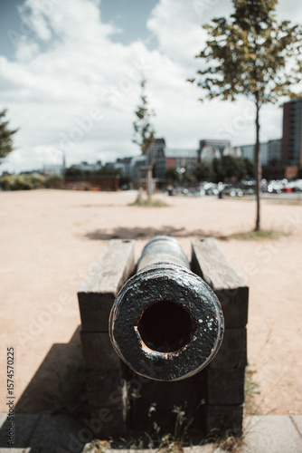 old cannon in the fortress