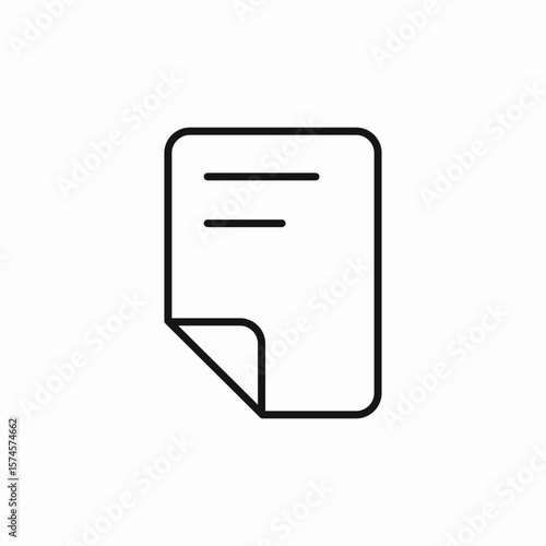 text file icon sign vector