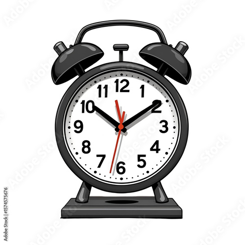 black alarm clock