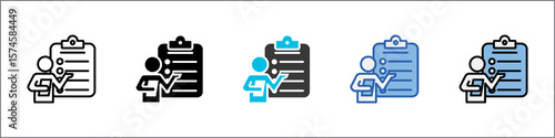 Moderator Icon Pack Multistyle Illustration
