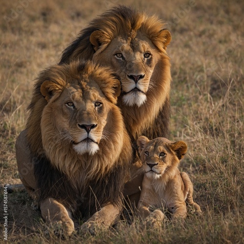 lion and lioness