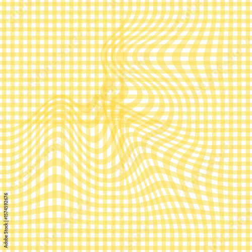 Gingham seamless pattern. Seamless checkered pattern. Texture cherry, blue, yellow, green and white vichy. Checkered wallpaper. Design of samples of natural fabric and textiles