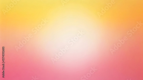 Soft gradient background with warm yellow and pink hues and subtle grain texture