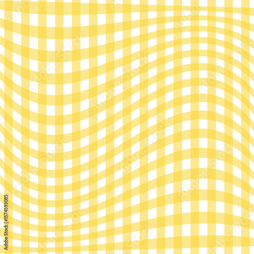 Gingham seamless pattern. Seamless checkered pattern. Texture cherry, blue, yellow, green and white vichy. Checkered wallpaper. Design of samples of natural fabric and textiles