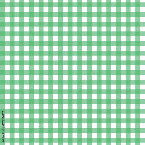 Gingham seamless pattern. Seamless checkered pattern. Texture cherry, blue, yellow, green and white vichy. Checkered wallpaper. Design of samples of natural fabric and textiles