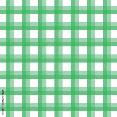 Gingham seamless pattern. Seamless checkered pattern. Texture cherry, blue, yellow, green and white vichy. Checkered wallpaper. Design of samples of natural fabric and textiles