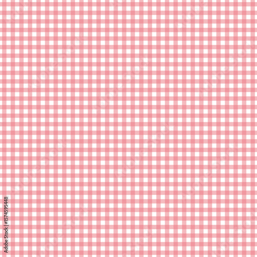 Gingham seamless pattern. Seamless checkered pattern. Texture cherry, blue, yellow, green and white vichy. Checkered wallpaper. Design of samples of natural fabric and textiles