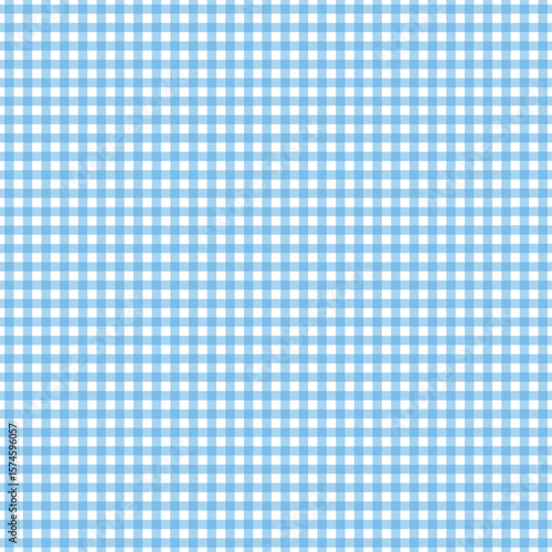 Gingham seamless pattern. Seamless checkered pattern. Texture cherry, blue, yellow, green and white vichy. Checkered wallpaper. Design of samples of natural fabric and textiles