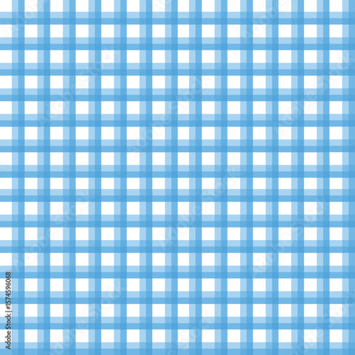 Gingham seamless pattern. Seamless checkered pattern. Texture cherry, blue, yellow, green and white vichy. Checkered wallpaper. Design of samples of natural fabric and textiles